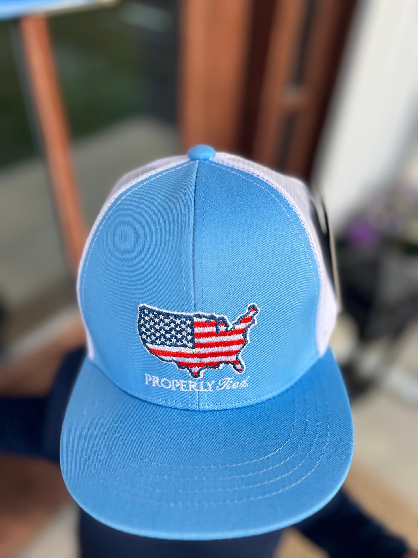 Boys Trucker Hat in Old Glory