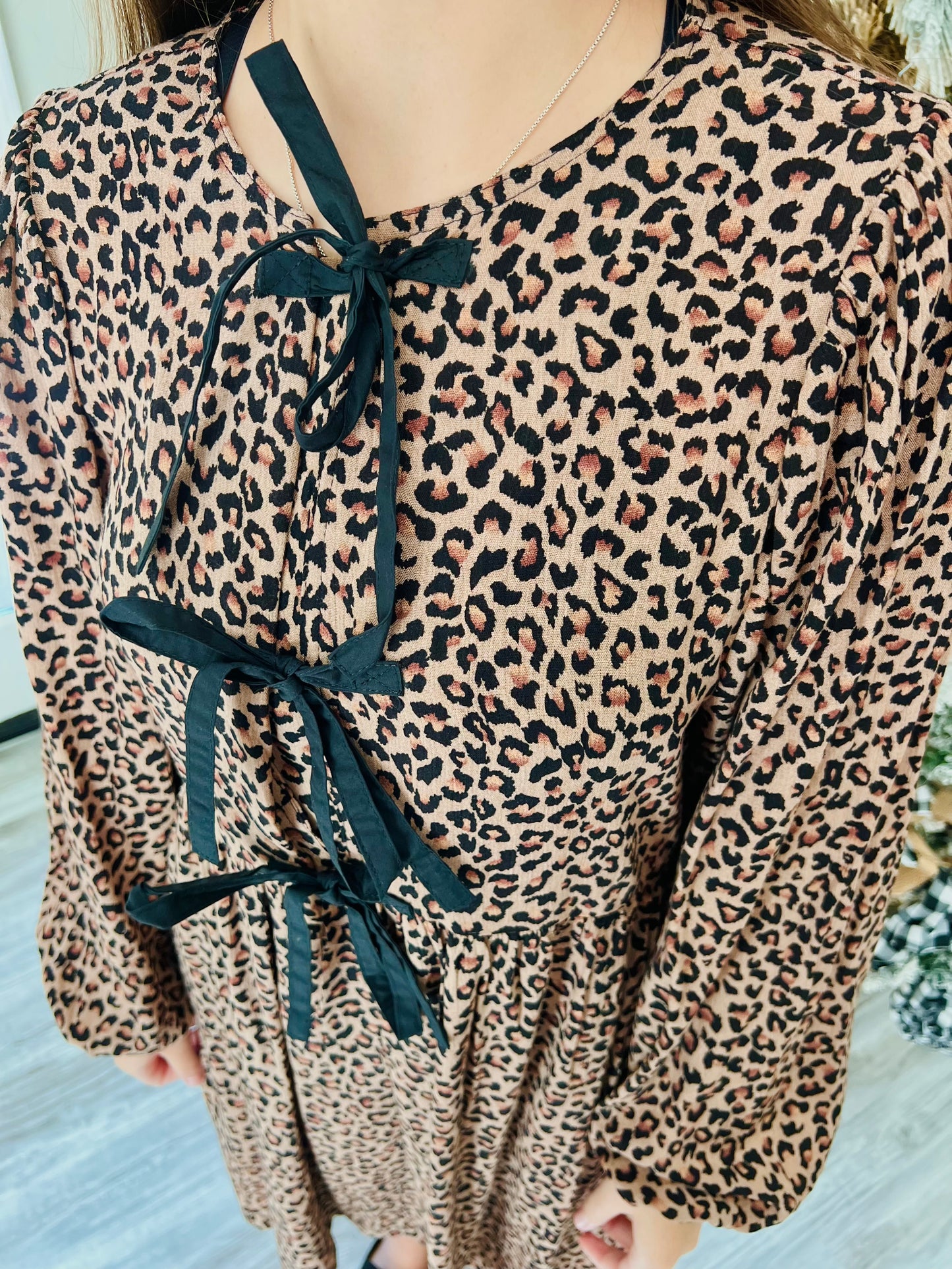 Layla Leopard Mini Dress