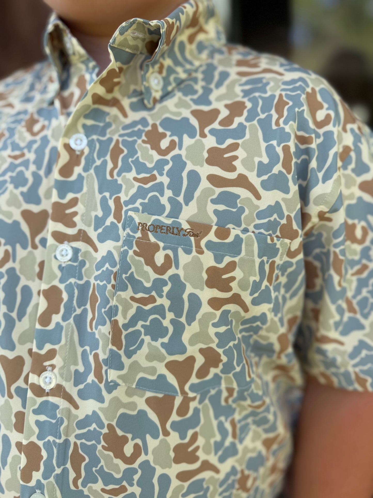 The Field Camo Button Down | Properly Tied