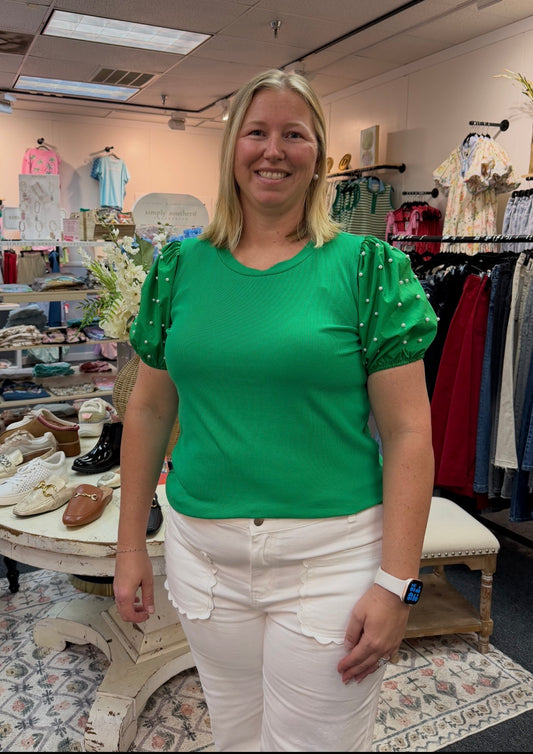 Green Pearl Top
