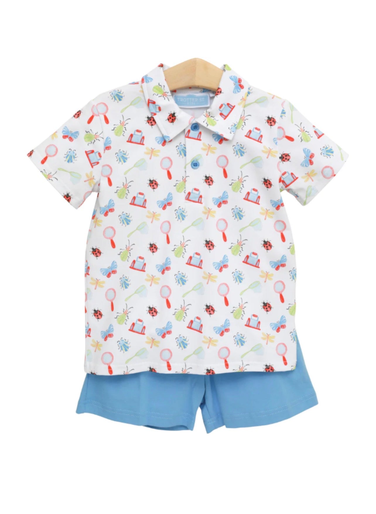 Little Explorer Bug Polo Set