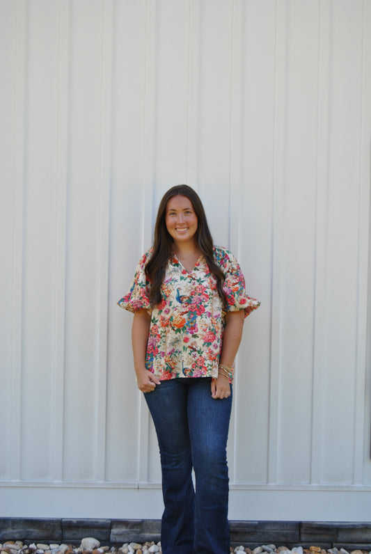 Pretty as a Peacock Blouse