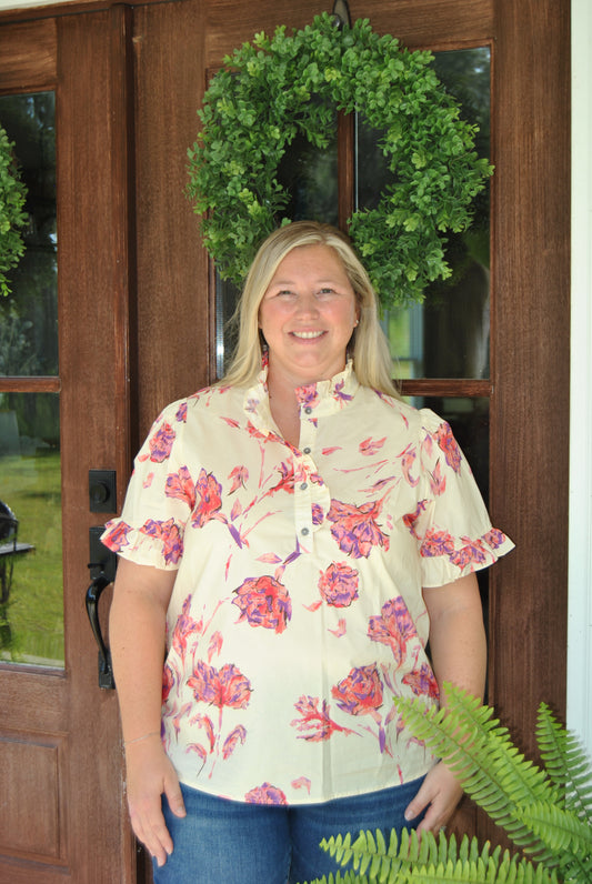 Daydreaming Plus Size Blouse