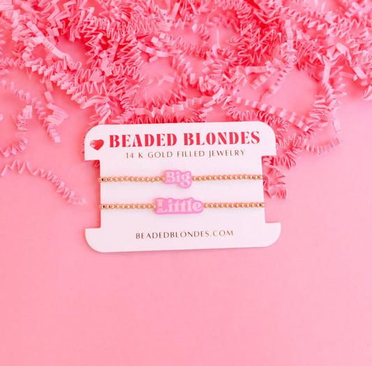 Beaded Blondes Big/Little Bracelet Stack