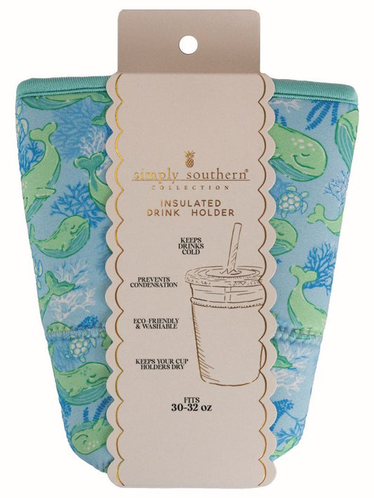 Simply Southern Drink Sleeve Whale