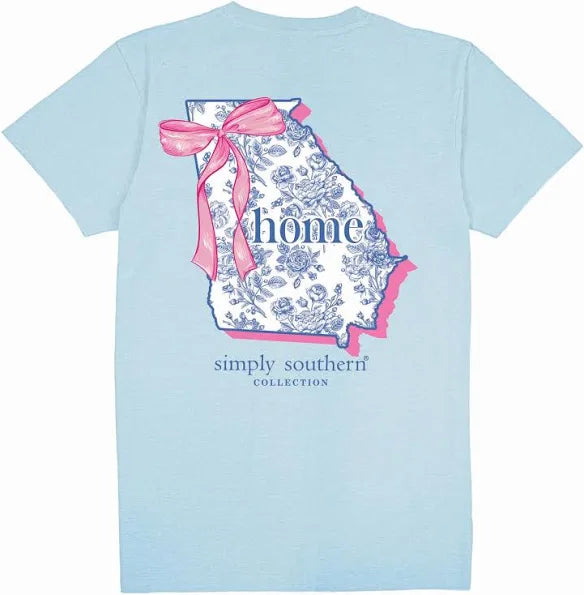 Georgia Home in Ice T-shirt | Simply Southern