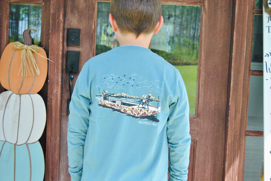 Boys Properly Tied Boat Ride Long Sleeve Tee