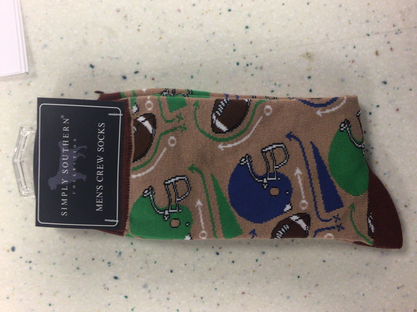 Simply Southern Men’s Crew Socks Football