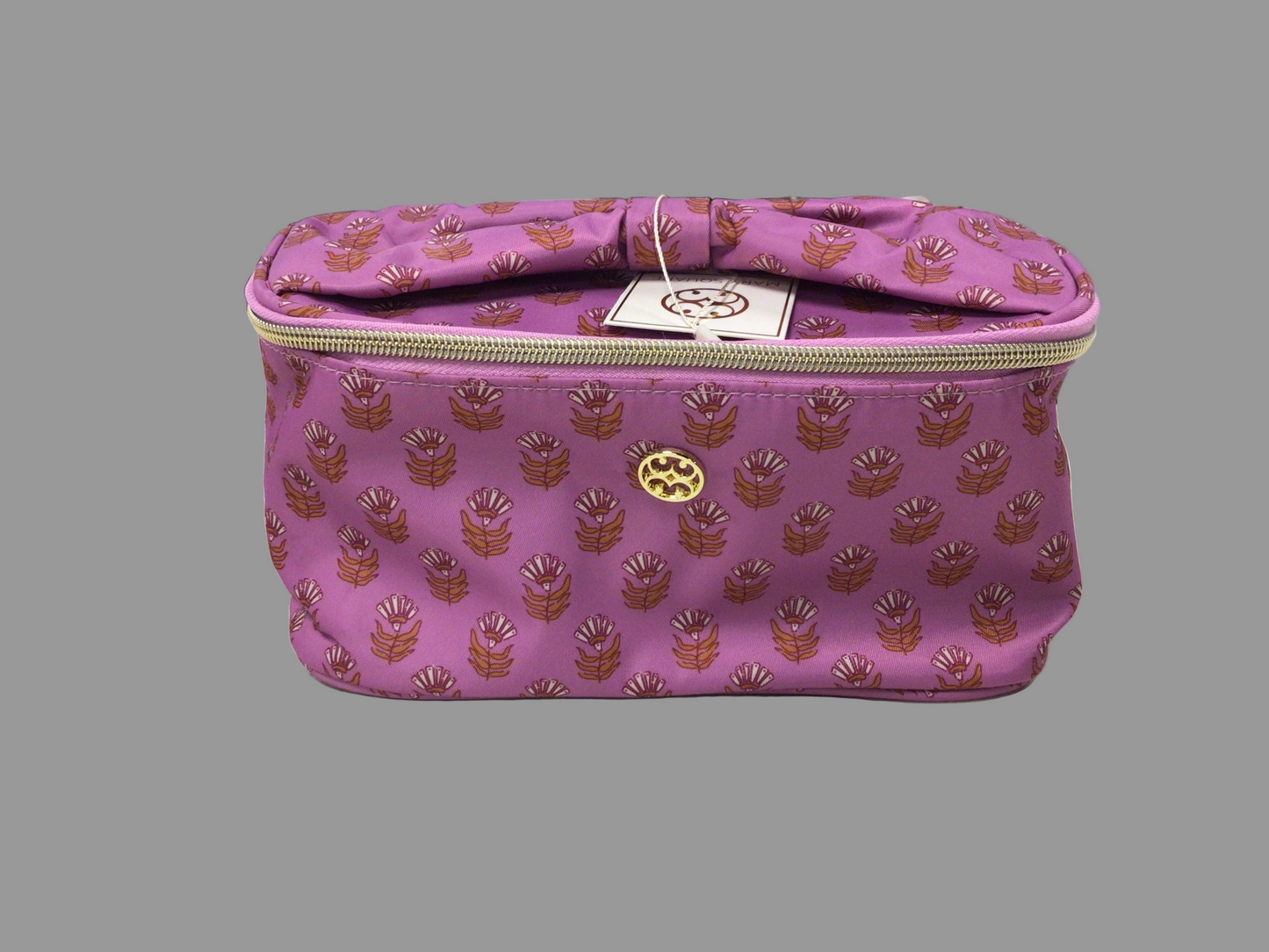 The Pink Floral Makeup Bag