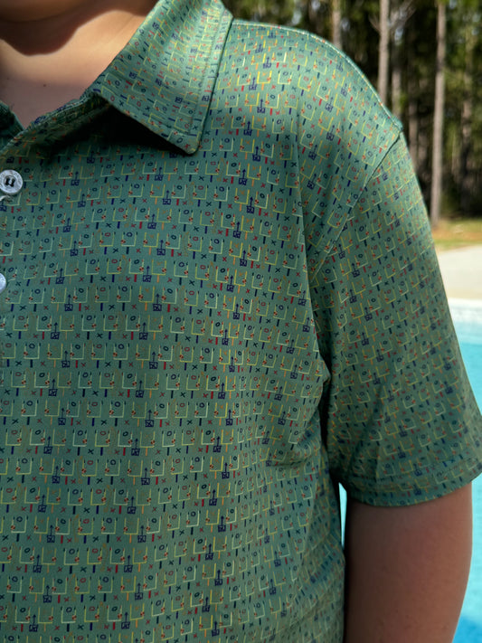 Boys Touchdown Polo
