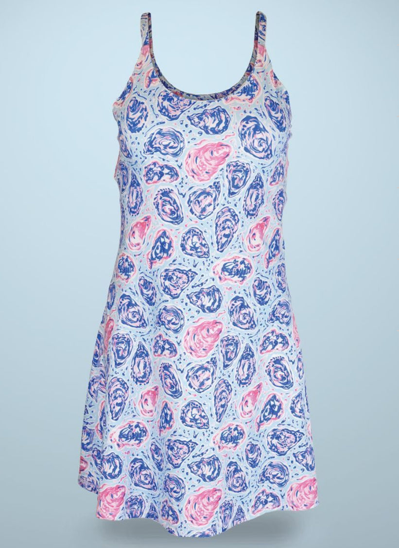 Avery Sports Dress in Oyster