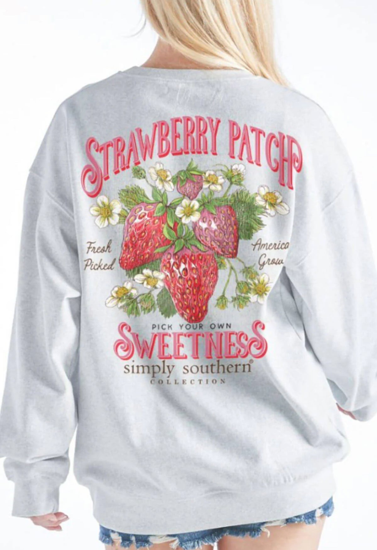 Strawberry Sweatshirt | Simply Southern
