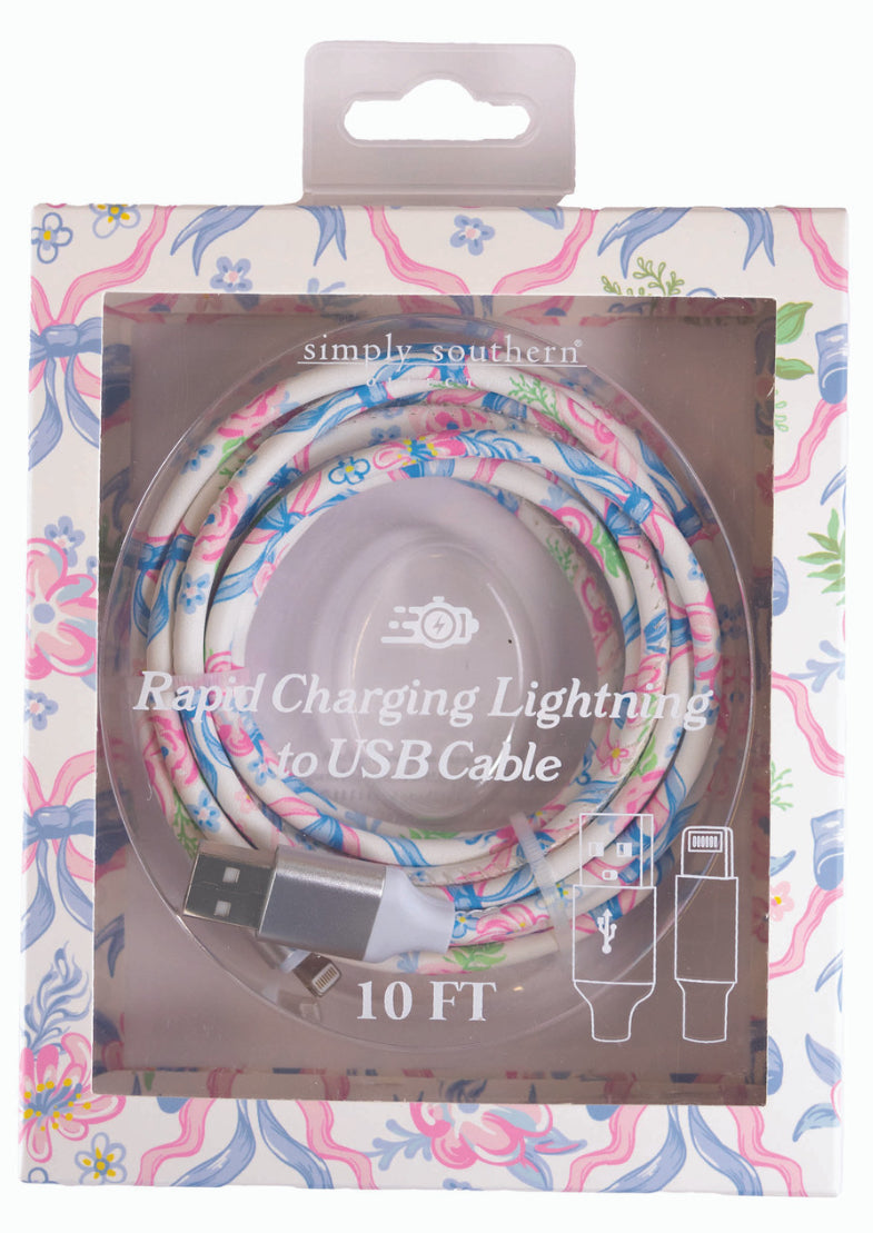 10ft Rapid Charging Cables | Simply Southern