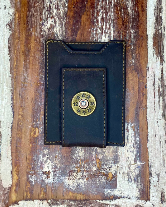 Zep-Pro Money Clip Wallet w/ Shotgun Shell