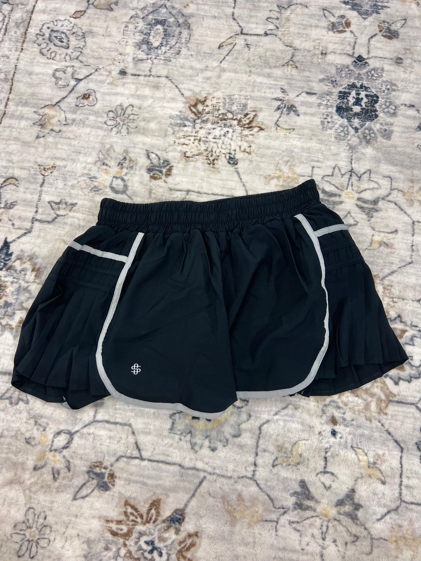 Simply Southern Flowy Running Shorts in Black