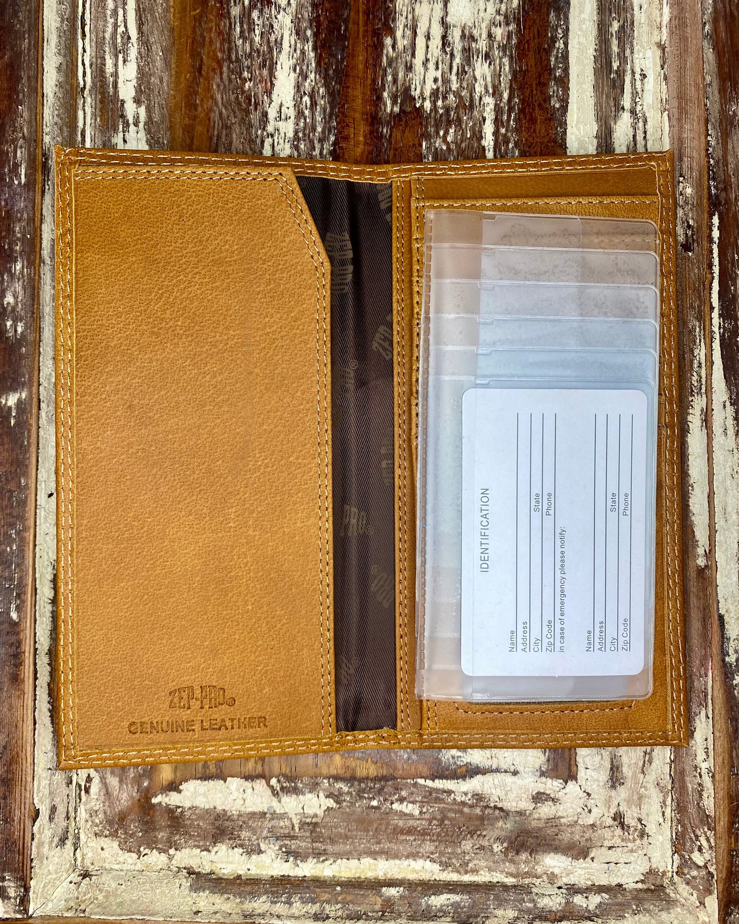 Zep-Pro Long Bifold Wallets w/ Buck