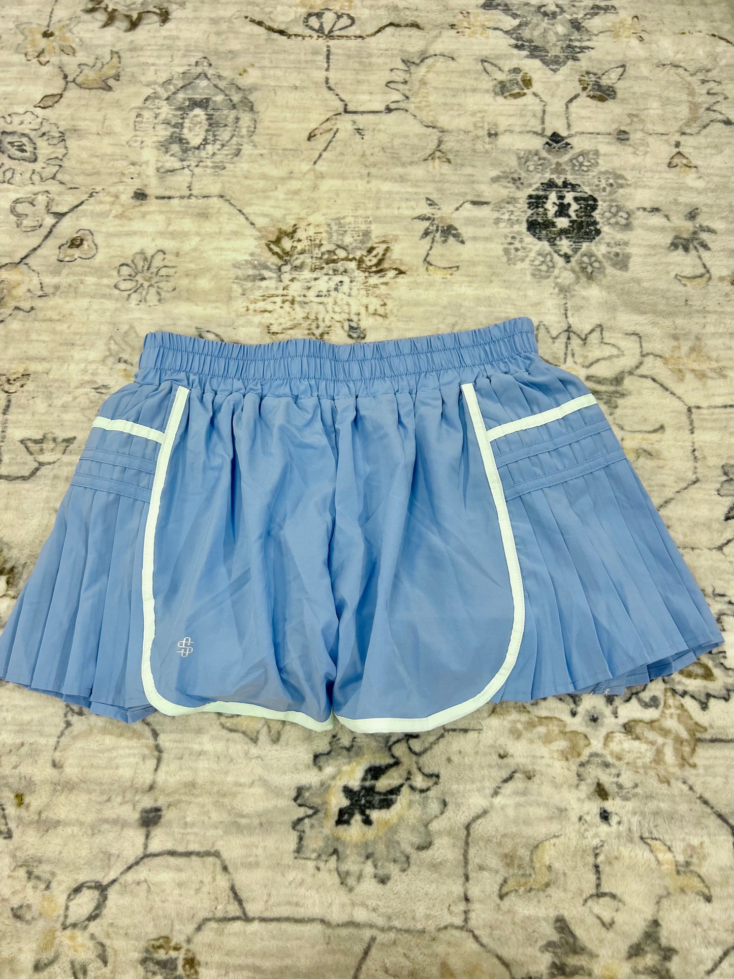 Simply Southern Flowy Running Shorts in Pool