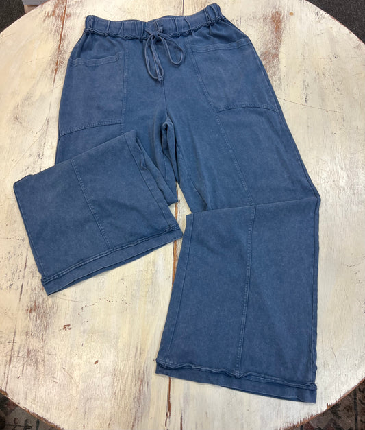 The Blue Wide Legged Pants