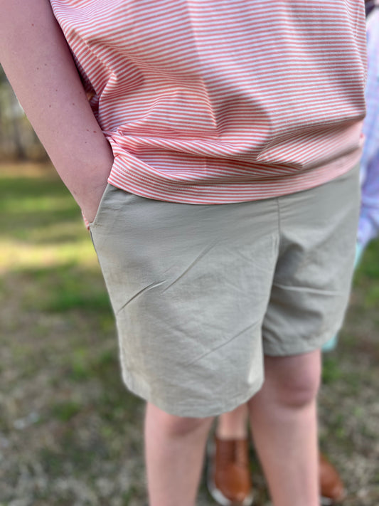 Properly Tied Boys Mallard Shorts in Khaki