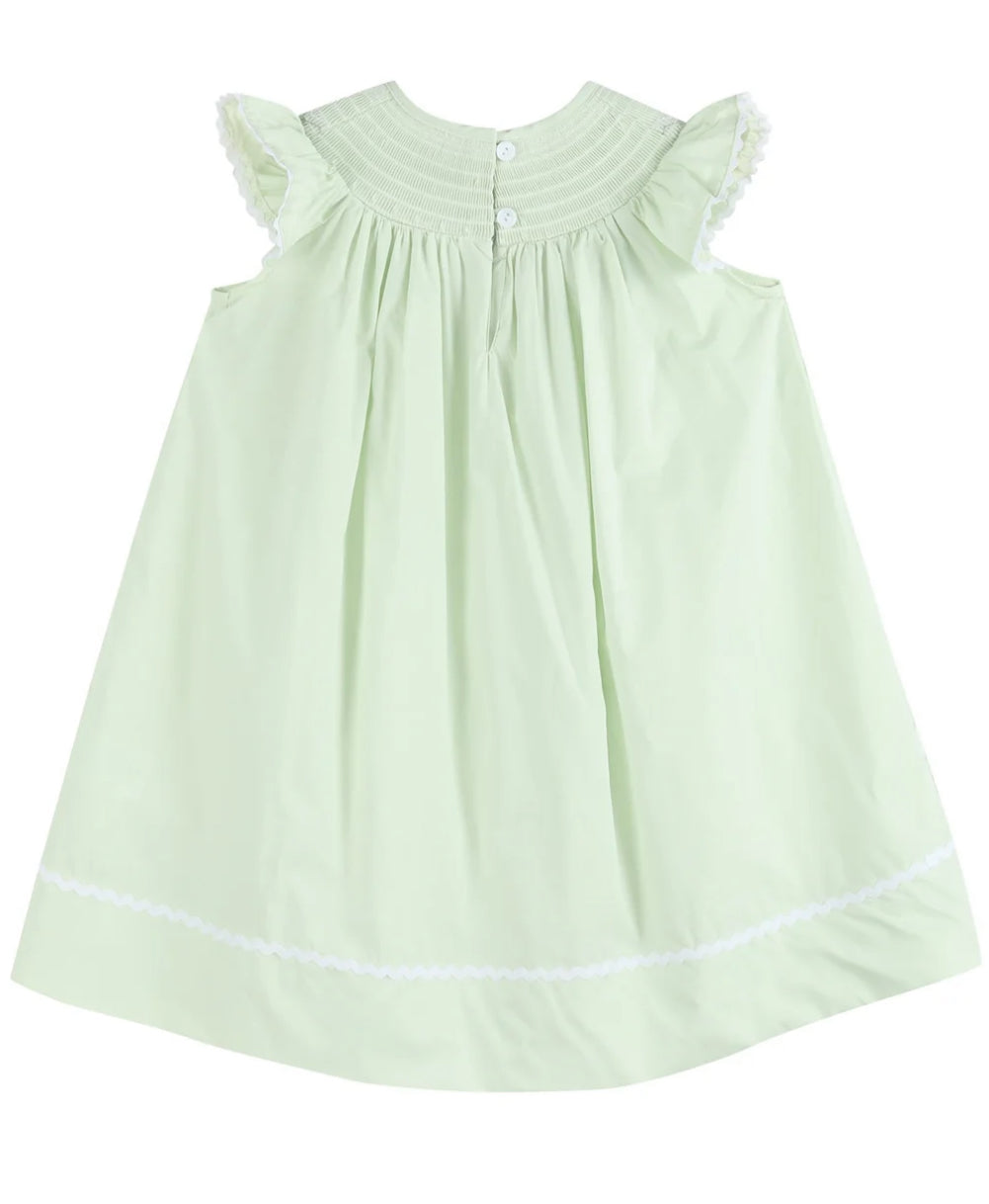 Little Girls Honeydew Bunny Dress