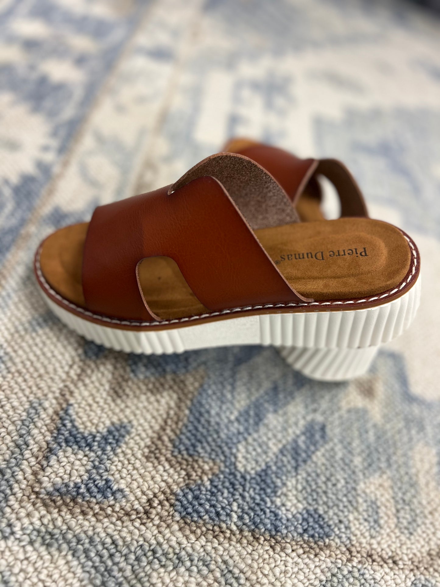 Veronica Sandal in Leather Brown
