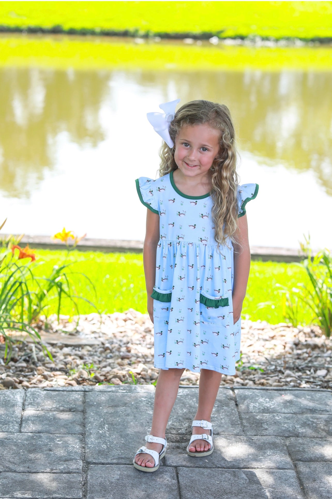 Mallard Duck Pocket Dress