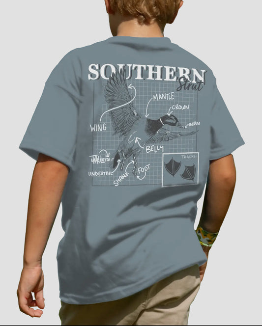 Southern Strut Boys Mallard Parts Short Sleeve Tee