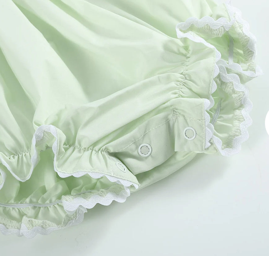 Little Kids Honeydew Bunny Romper