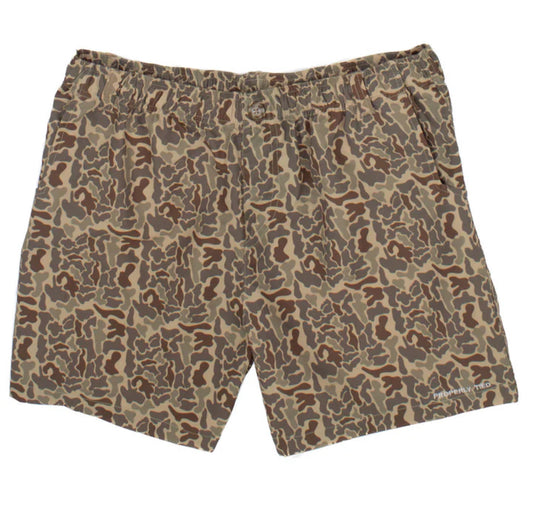 Boys Mallard Shorts in Vintage Camo | Properly Tied