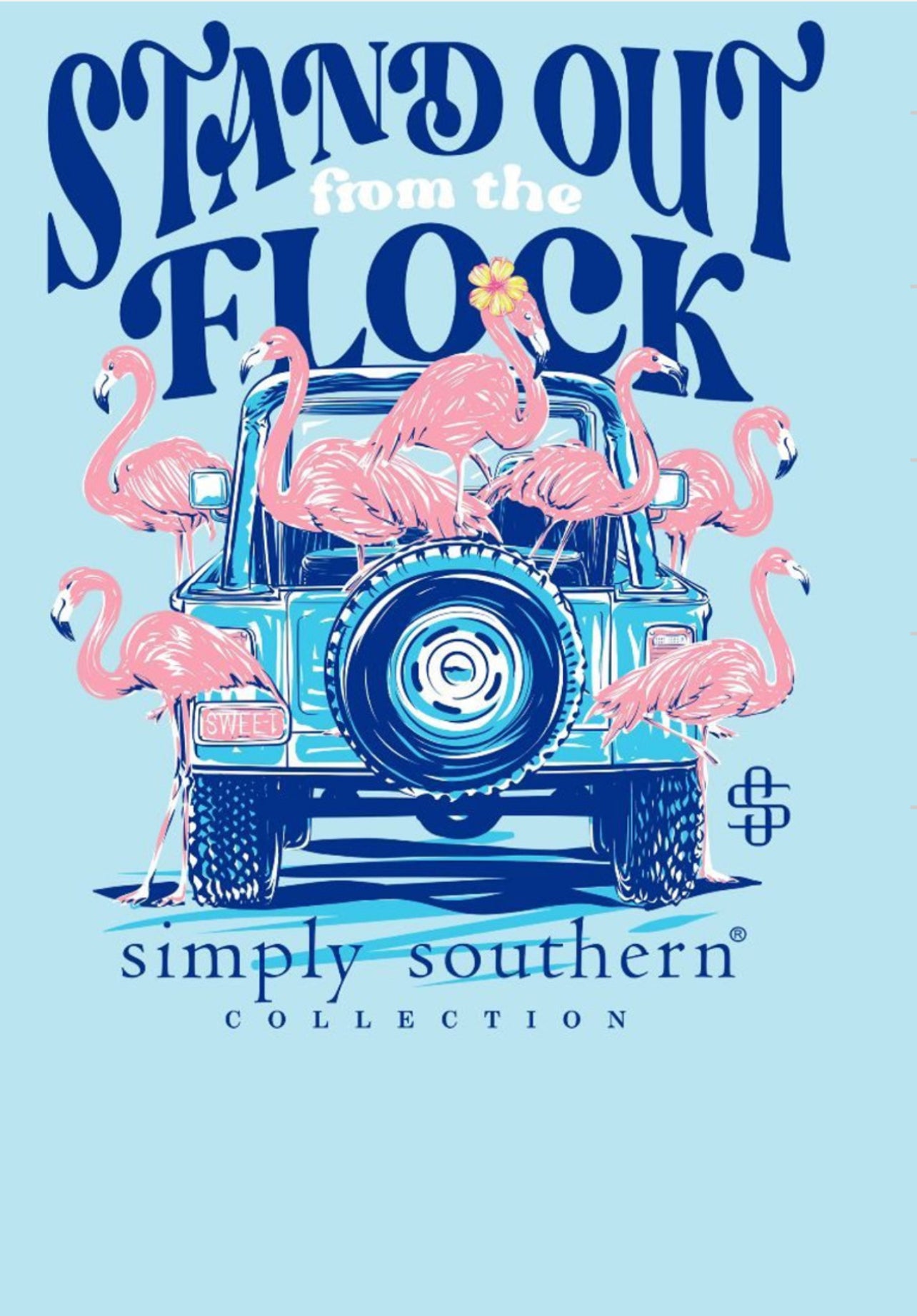 Simply Southern Women’s Stand Out From The Flock Short Sleeve Tee