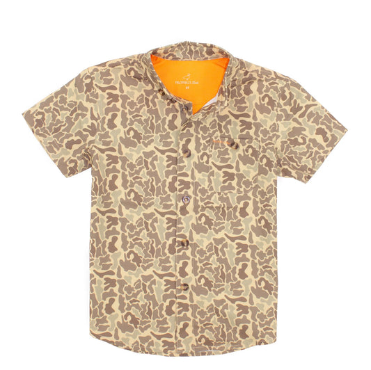 Sportsman Field Shirt in Vintage Camo | Properly Tied