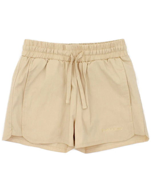Girls Brook Shorts in Khaki | Properly Tied