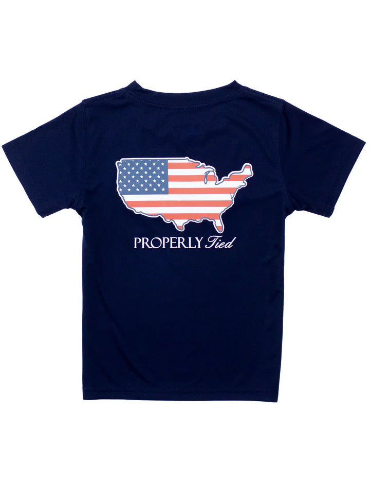 Boys Old Glory Tee | Properly Tied