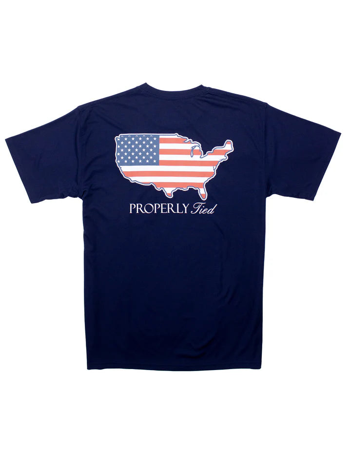 Men’s Old Glory Tee | Properly Tied