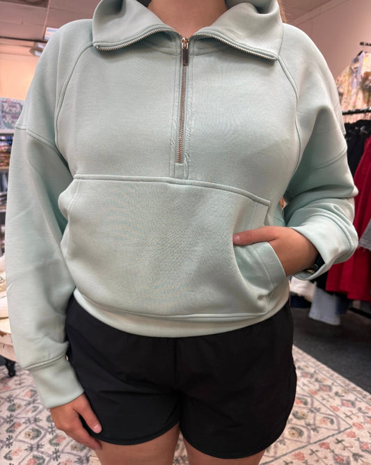 The Quarter Zip Blue