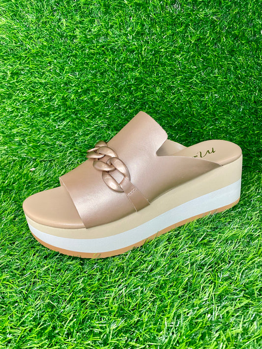 Matisse Jada Tan Pearl Sandal