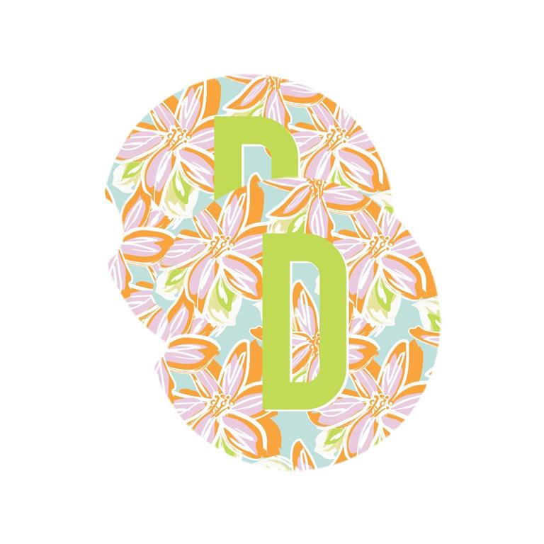 Initial Car Coaster Set | Mary Square