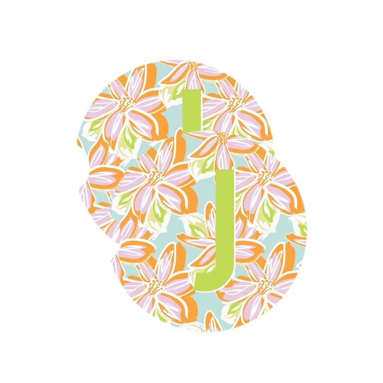Initial Car Coaster Set | Mary Square