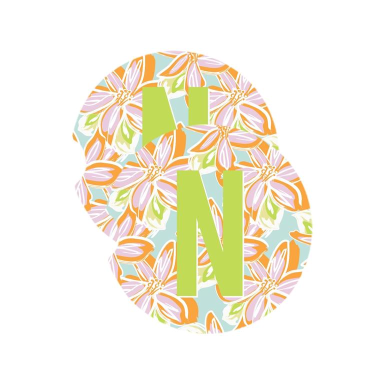 Initial Car Coaster Set | Mary Square