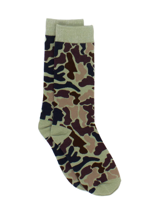 Lucky Duck Socks in Vintage Camo | Properly Tied