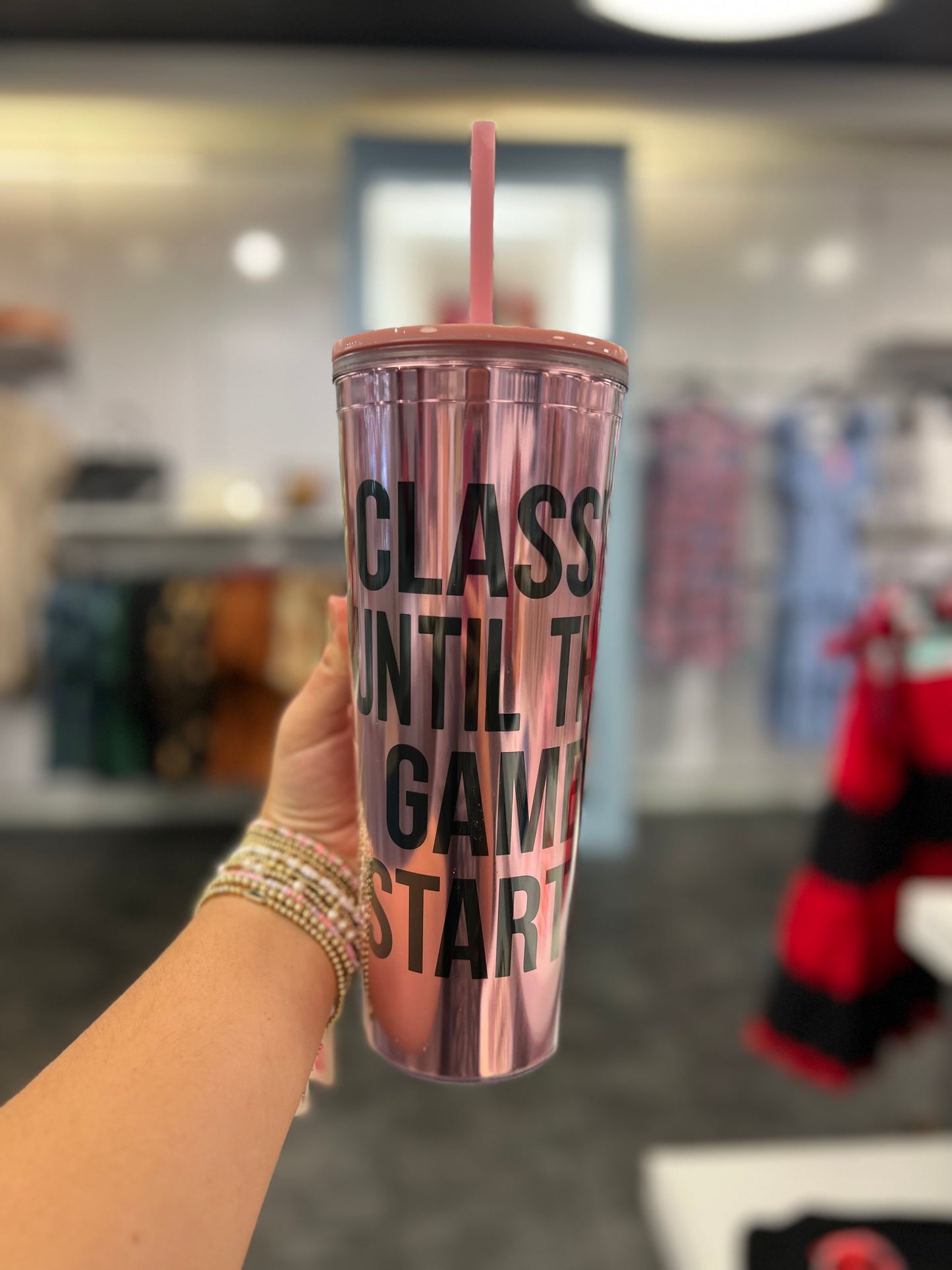 Simply Southern "Classy Until The Game Starts" Tumbler