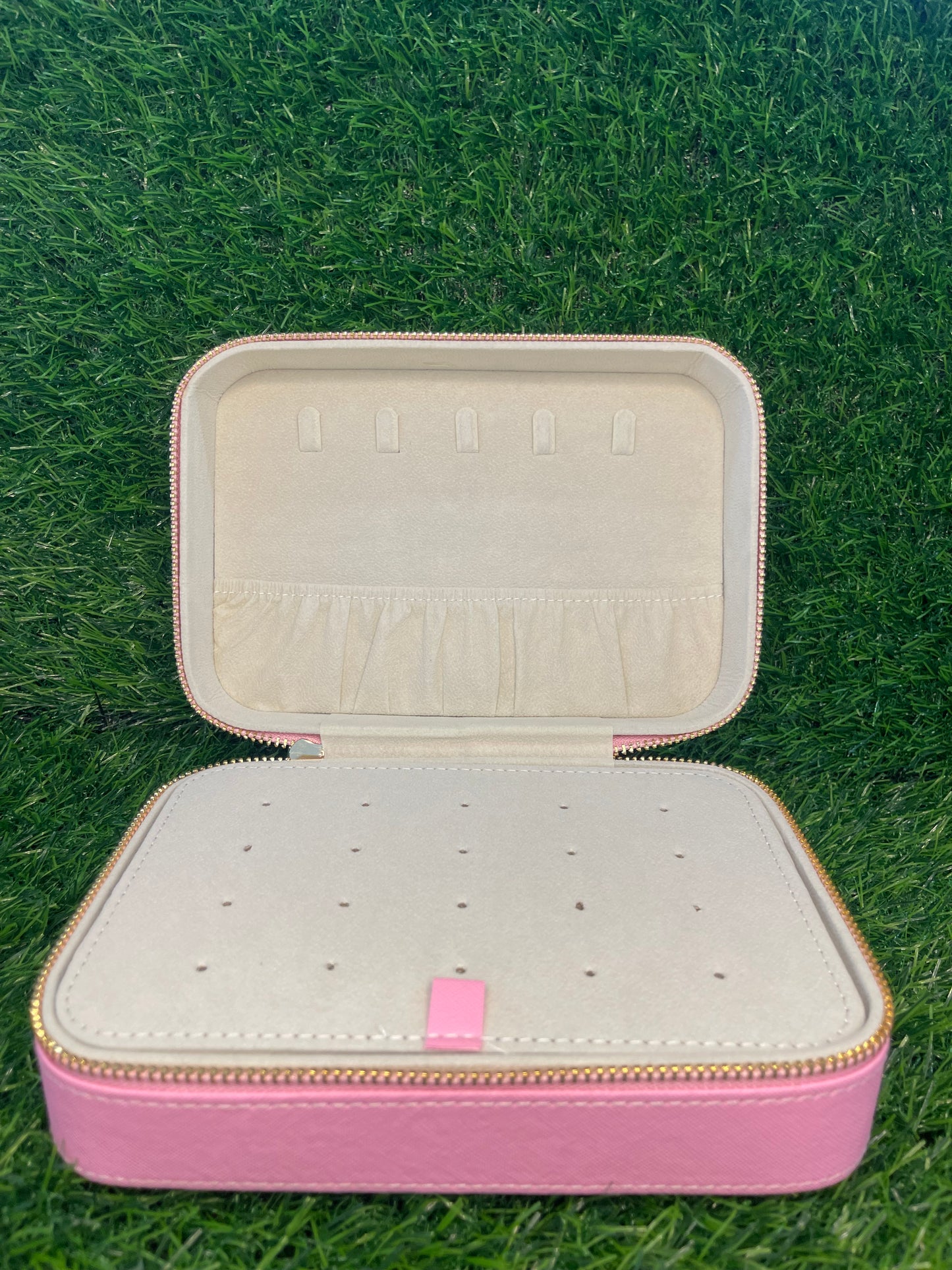 Jane Marie Travel Jewelry Case in Pink