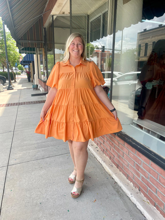 Orange Crush Mini Dress