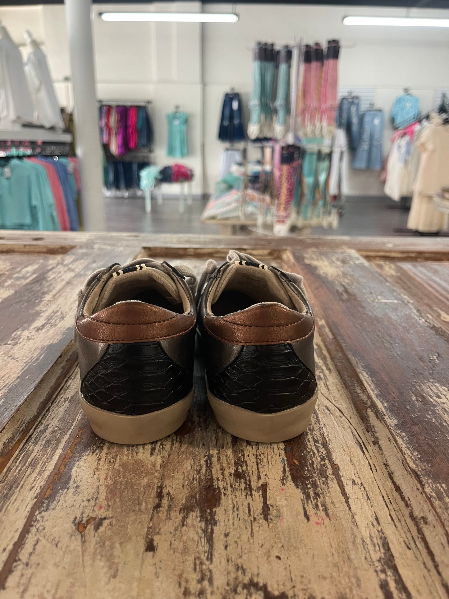 Paula Kids Sneakers in Mixed Metal