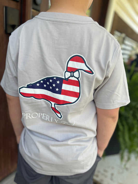 Properly Tied American Duck Short Sleeve Tee