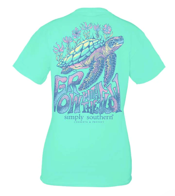 Simply Southern Women's Grow With The Flow Short Sleeve Tee