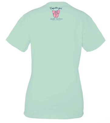 Simply Southern Women's Girl Math Short Sleeve Shirt