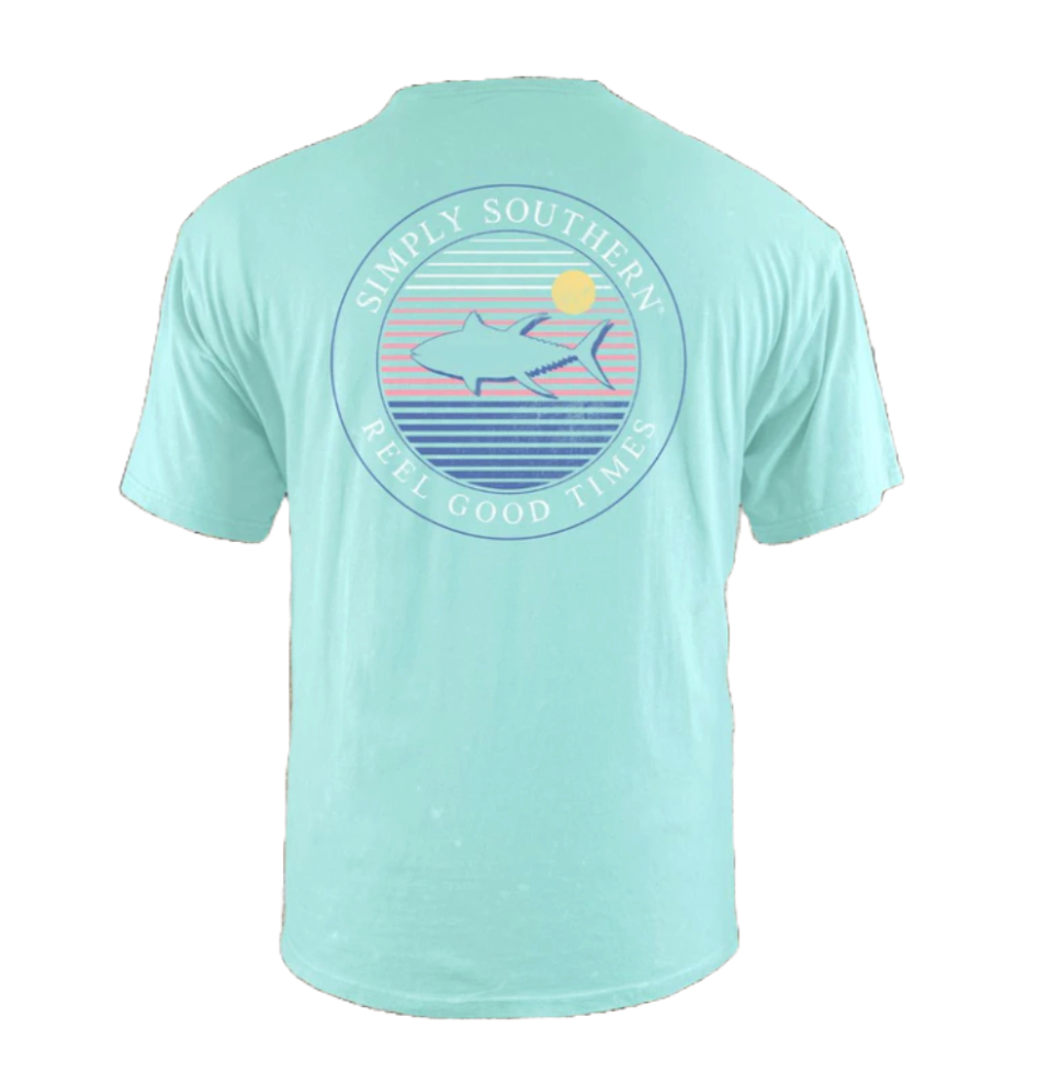 Simply Southern Men’s Reel Good Times Fish Short Sleeve Tee