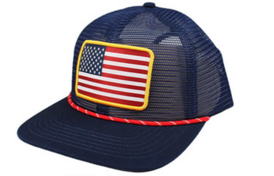 Simply Southern ‘Merica Flag Navy Men’s Hat