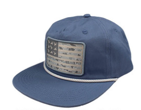 Simply Southern Wild Camo Duck Flag Blue Men’s Hat